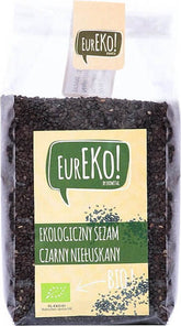 Schwarzer ungeschälter Sesam BIO 250 g EUREKO